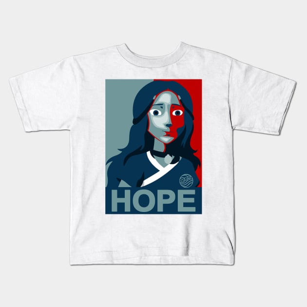 Katara Hope Poster Kids T-Shirt by gravelparka